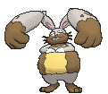 Diggersby, Front, in Sun & Moon