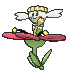 Flabébé Red Flower in Ultra Sun & Ultra Moon