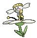 Flabébé White Flower in Ultra Sun & Ultra Moon