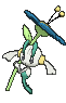 Floette Blue Flower, Front, in Sun & Moon