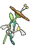 Floette Orange Flower, Front, in Sun & Moon