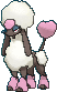 Furfrou Heart Trim, Front, in Sun & Moon