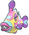 Bruxish, Front, in Ultra Sun & Ultra Moon