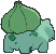 Bulbasaur, Back, in Ultra Sun & Ultra Moon