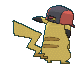 Pikachu Sinnoh Cap, Back, in Ultra Sun & Ultra Moon