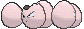 Exeggcute, Back, in Ultra Sun & Ultra Moon