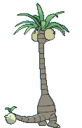 Exeggutor Alolan, Back, in Sun & Moon