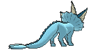 Vaporeon, Back, in Ultra Sun & Ultra Moon