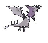 Aerodactyl Mega, Back, in Ultra Sun & Ultra Moon