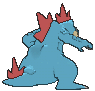 Feraligatr, Back, in Sun & Moon