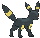Umbreon, Back, in Ultra Sun & Ultra Moon