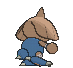 Hitmontop, Back, in Ultra Sun & Ultra Moon