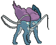 Suicune, Back, in Sun & Moon
