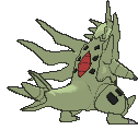 Tyranitar Mega, Back, in Sun & Moon