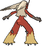 Blaziken, Back, in Ultra Sun & Ultra Moon