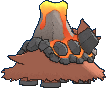 Camerupt Mega, Back, in Ultra Sun & Ultra Moon