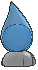 Castform Rainy Form, Back, in Sun & Moon