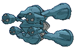 Metagross Mega, Back, in Ultra Sun & Ultra Moon