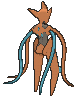 Deoxys Attack Forme, Back, in Sun & Moon
