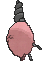 Burmy Trash Cloak, Back, in Ultra Sun & Ultra Moon