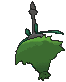 Wormadam Plant Cloak, Back, in Ultra Sun & Ultra Moon