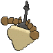 Wormadam Sandy Cloak, Back, in Ultra Sun & Ultra Moon