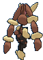 Lopunny Mega, Back, in Ultra Sun & Ultra Moon