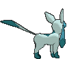 Glaceon, Back, in Ultra Sun & Ultra Moon