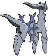 Arceus Flying, Back, in Sun & Moon