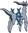 Arceus Water, Back, in Ultra Sun & Ultra Moon
