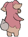 Audino, Back, in Ultra Sun & Ultra Moon
