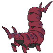 Scolipede, Back, in Ultra Sun & Ultra Moon