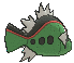 Basculin Red-Striped Form, Back, in Ultra Sun & Ultra Moon