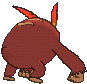 Darmanitan Standard Mode, Back, in Sun & Moon