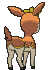 Deerling Autumn Form, Back, in Sun & Moon