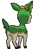 Deerling Summer Form, Back, in Sun & Moon