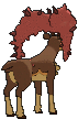 Sawsbuck Autumn Form, Back, in Sun & Moon