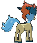 Keldeo Ordinary Form, Back, in Sun & Moon