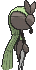 Meloetta Aria Forme, Back, in Sun & Moon
