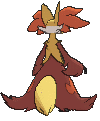 Delphox, Back, in Ultra Sun & Ultra Moon