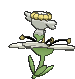 Flabébé White Flower, Back, in Ultra Sun & Ultra Moon