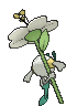 Floette White Flower, Back, in Sun & Moon