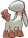 Furfrou Kabuki Trim, Back, in Sun & Moon