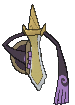Aegislash Blade Forme, Back, in Ultra Sun & Ultra Moon