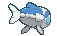Wishiwashi Solo Form, Back, in Ultra Sun & Ultra Moon
