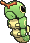 Caterpie, Front, in X & Y