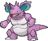 Nidoking, Front, in X & Y