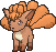 Vulpix, Front, in X & Y