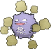 Koffing, Front, in X & Y
