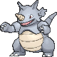Rhydon, Front, in X & Y